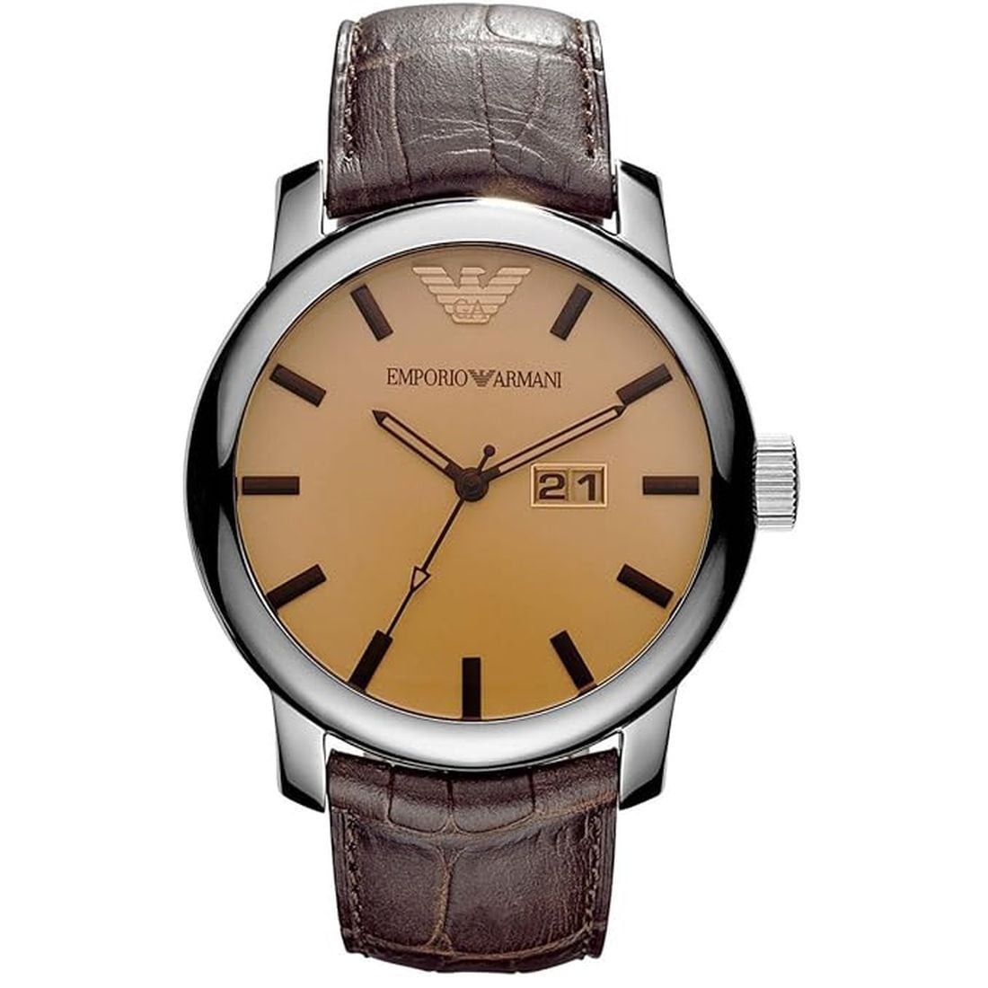 EMPORIO ARMANI Analog Brown Dial Men's Quartz Watch AR0429