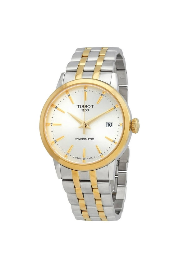 Classic Dream Automatic Silver Dial Two-tone Men's Watch T129.407.22.031.01
