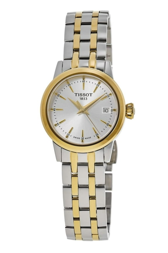 Classic Dream Lady Silver Dial Two-Tone Steel Women's Watch T129.210.22.031.00