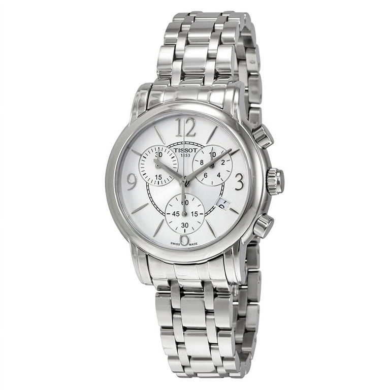 Tissot Dressport Chronograph Silver Dial Stainless Steel Ladies