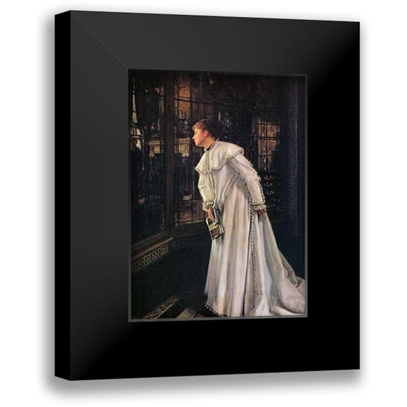 Tissot, James 11x14 Black Modern Framed Museum Art Print Titled - The Staircase