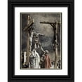 thumbnail image 1 of Tissot, James 11x14 Black Ornate Wood Framed with Double Matting Museum Art Print Titled - I Thirst, Vinegar Given To Jesus, 1 of 4