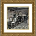 thumbnail image 1 of Tissot, James 12x12 Gold Ornate Wood Framed with Double Matting Museum Art Print Titled - Man at The Plough, 1 of 4