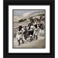 thumbnail image 1 of Tissot, James 12x14 Black Ornate Wood Framed with Double Matting Museum Art Print Titled - Grapes of Canaan, 1 of 4