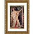 thumbnail image 1 of Tissot, James 12x18 Gold Ornate Wood Framed with Double Matting Museum Art Print Titled - Japanese Girl Bathing, 1 of 4