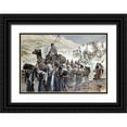 thumbnail image 1 of Tissot, James 14x11 Black Ornate Wood Framed with Double Matting Museum Art Print Titled - Women of Ziklag Taken Into Captivity, 1 of 4