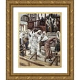 thumbnail image 1 of Tissot, James 15x18 Gold Ornate Wood Framed with Double Matting Museum Art Print Titled - Man Vintagesessed of a Devil, 1 of 4