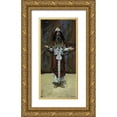 thumbnail image 1 of Tissot, James 17x32 Gold Ornate Wood Framed with Double Matting Museum Art Print Titled - Costume of The High Priest, 1 of 4