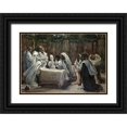 thumbnail image 1 of Tissot, James 18x14 Black Ornate Wood Framed with Double Matting Museum Art Print Titled - Communion of the AVintagetles, 1 of 4