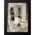 thumbnail image 1 of Tissot, James 18x24 Black Modern Framed Museum Art Print Titled - Reehab and Baanah Bring The Head of Ish-Bosheth, 1 of 4
