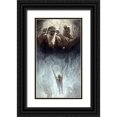 thumbnail image 1 of Tissot, James 20x32 Black Ornate Wood Framed with Double Matting Museum Art Print Titled - Rich Man In Hell, 1 of 4