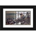 thumbnail image 1 of Tissot, James 24x15 Black Ornate Wood Framed with Double Matting Museum Art Print Titled - Feast of Adoni-Bezek, 1 of 4