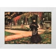 thumbnail image 1 of Tissot, James 24x18 White Modern Wood Framed Museum Art Print Titled - The Letter, 1 of 4