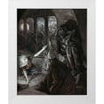 thumbnail image 1 of Tissot, James 26x31 White Modern Wood Framed Museum Art Print Titled - Lord Looked Upon Peter, 1 of 4