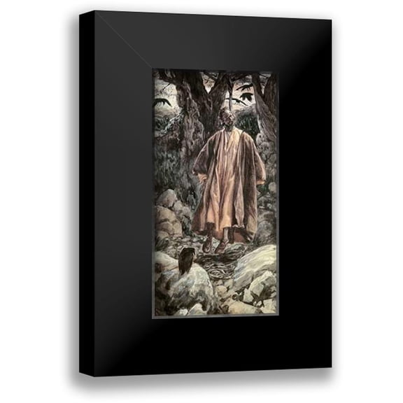 Tissot, James 9x14 Black Modern Framed Museum Art Print Titled - Judas Hangs Himself
