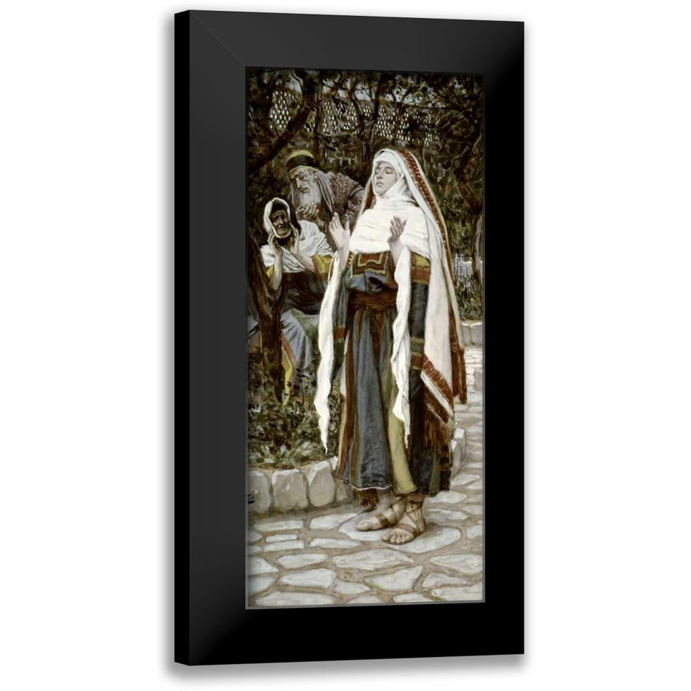 Tissot James Jacques 10x18 Black Modern Framed Museum Art Print Titled Magnificat