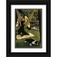 thumbnail image 1 of Tissot, James Jacques 23x32 Black Ornate Wood Framed with Double Matting Museum Art Print Titled - The Hammock, 1 of 4