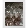 thumbnail image 1 of Tissot, James Jacques 26x32 White Modern Wood Framed Museum Art Print Titled - Judas and The Multitudes With Swords, 1 of 4