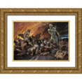 thumbnail image 1 of Tissot, James Jacques 32x24 Gold Ornate Wood Framed with Double Matting Museum Art Print Titled - Like Sheep They Are Laid In The Grave, 1 of 4