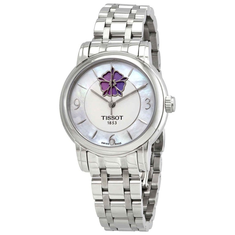 Tissot Lady Heart Automatic White Mother of Pearl Dial Ladies