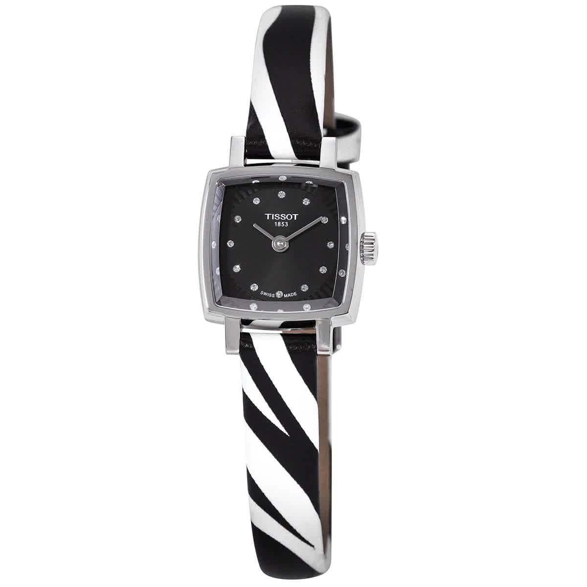 Tissot Lovely Quartz Diamond Black Dial Ladies Watch T058.109.17