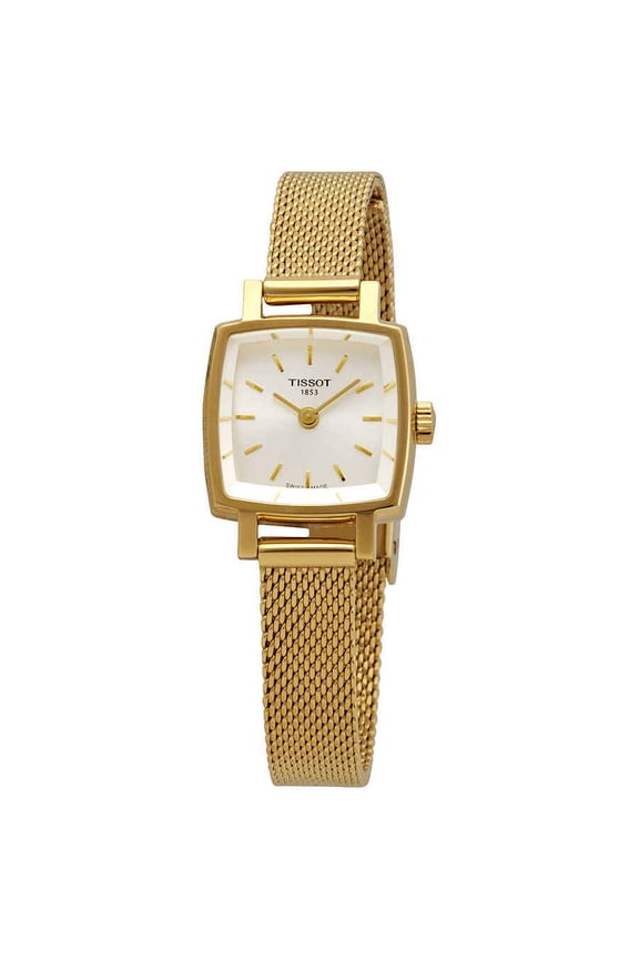Lovely Square Series Women's Gold Tone Watch T058.109.33.031.00