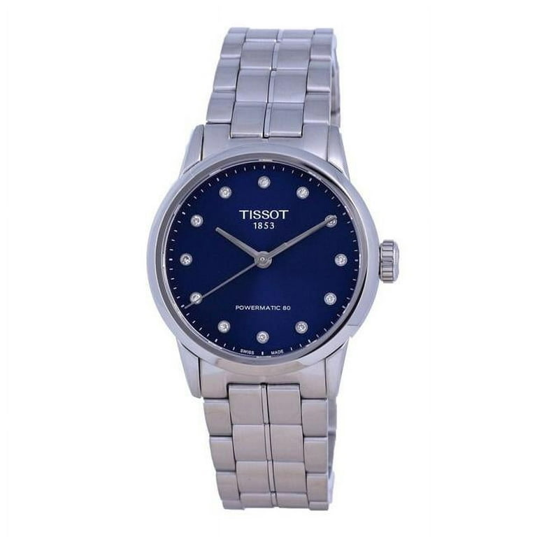 Tissot Luxury Automatic Diamond Blue Dial Ladies Watch T086.207.11.046.00