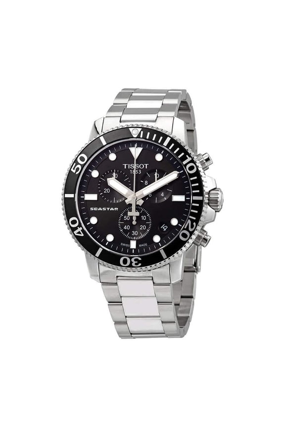 Men's Black Dial Watch - T1204171105100