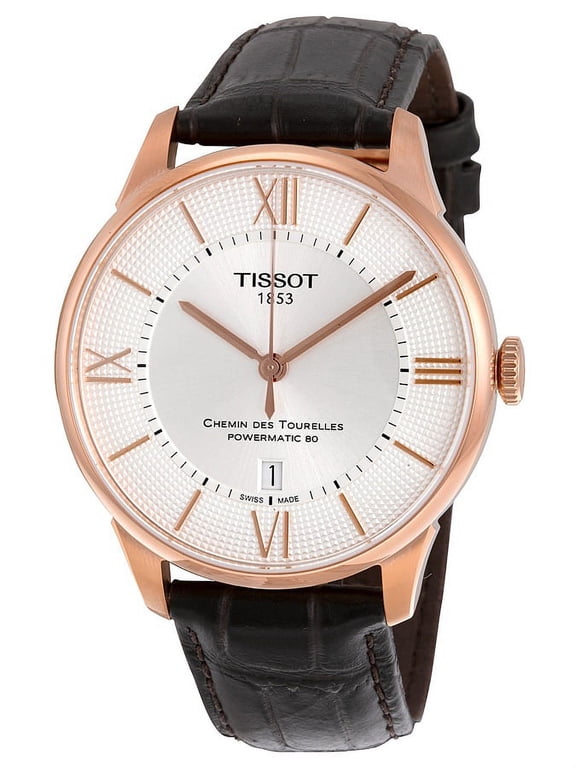 Men's Chemin Des Tourelles Powermatic 80 Automatic 42mm Watch T099.407.36.038.00