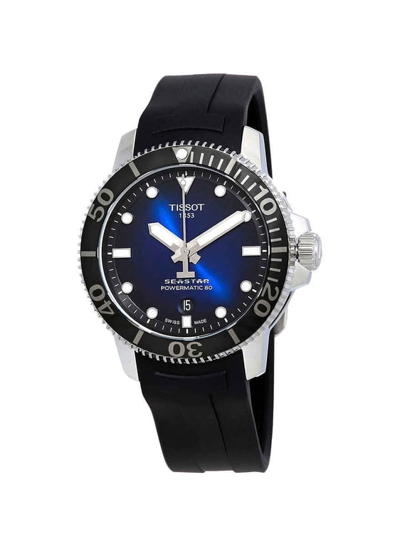 Men's Seastar 1000 Automatic Analog Midnight 43mm Watch T1204071704100