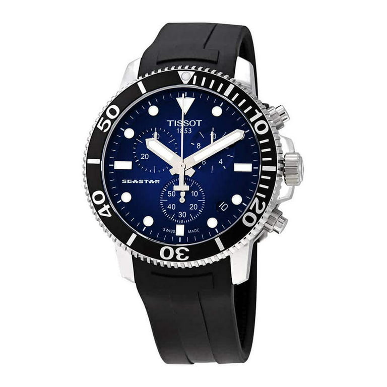 Tissot Men's Seastar 1000 Chronograph Quartz Midnight 45.5mm Watch