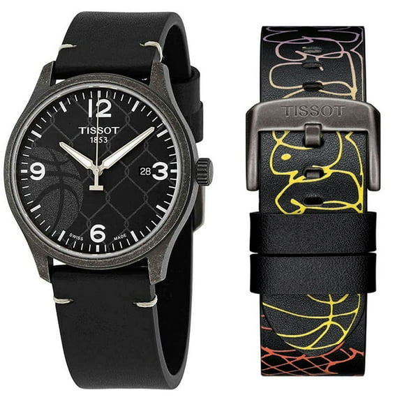 Tissot Men's Street Basketball Black Dial Watch - T1164103606700