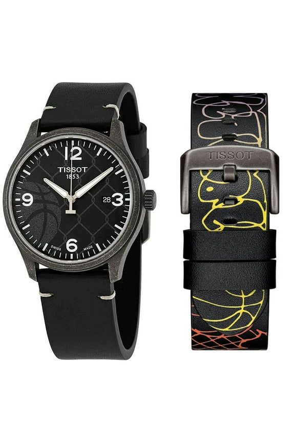 Men's Street Basketball Black Dial Watch - T1164103606700