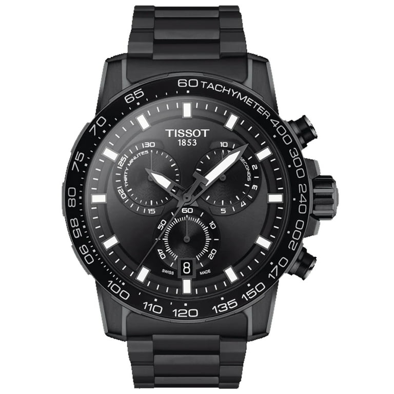 Tissot T-Sport Men's Watch, Quartz, Black Dial, Stainless Steel