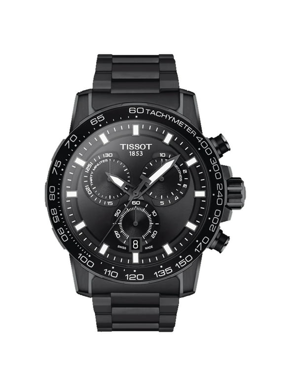 Men's Supersport Black Dial Watch - T1256173305100