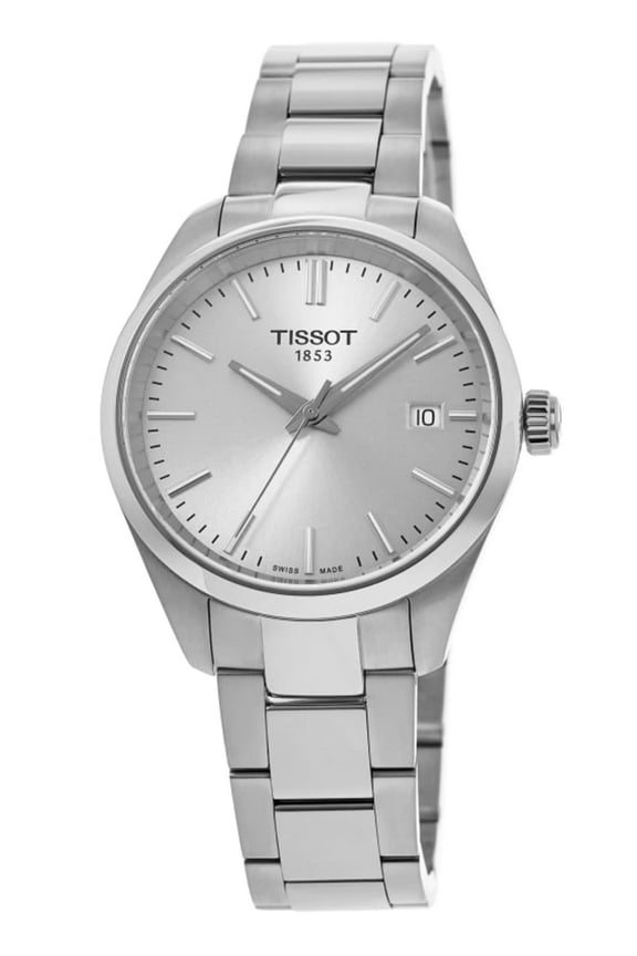 PR 100 34mm Quartz Silver Dial Steel Women's Watch T150.210.11.031.00