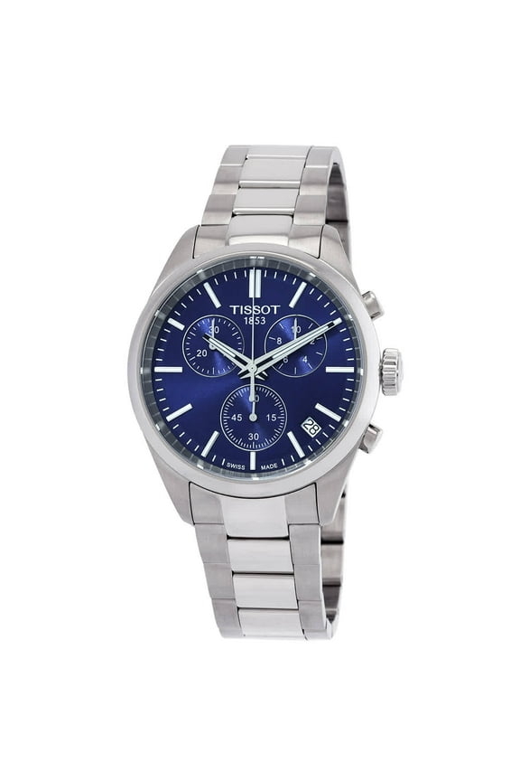 PR 100 Chronograph Quartz Blue Dial Men's Watch T1504171104100