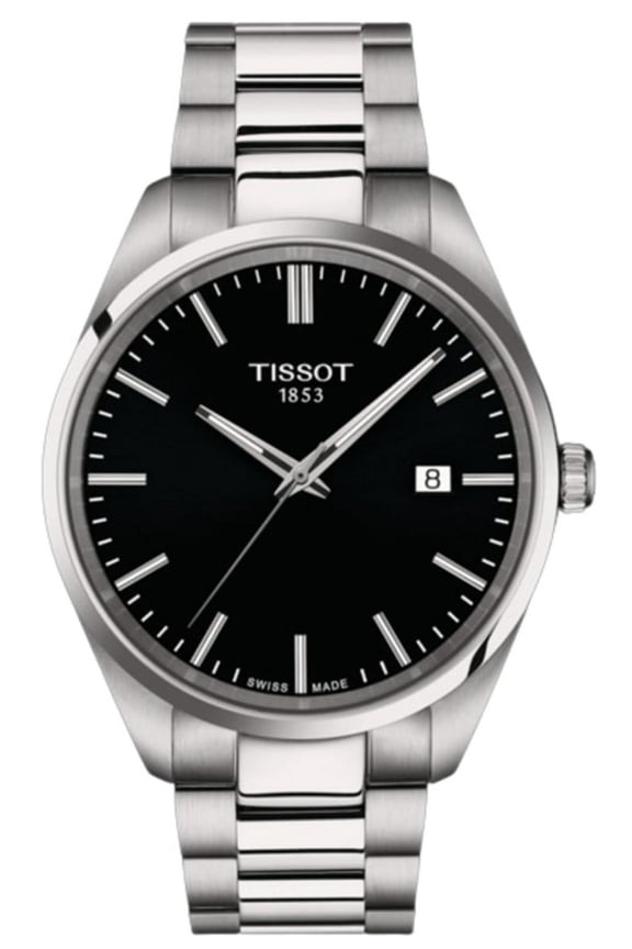 PR 100 Men's Quartz Black Dial Watch T150.410.11.051.00