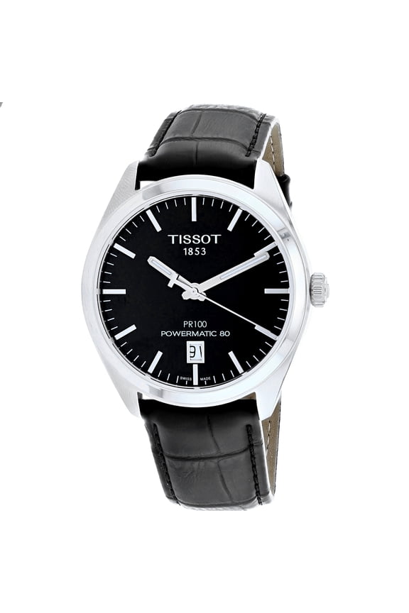 PR100 Automatic Leather Mens Watch T1014071605100