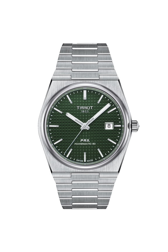 Men's PRX Powermatic 80 Green Dial Watch - T1374071109100