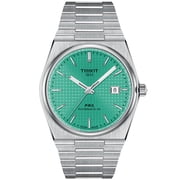 Tissot Mens PRX Powermatic 80 Light green Dial Watch - T1374071109101