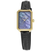 Tissot SRV Black Mother of Pearl Dial Leather Strap Women's Watch T160.110.36.126.00
