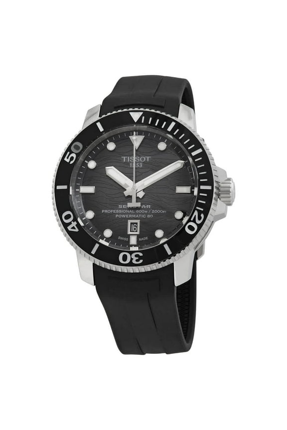 Seastar 2000 Automatic Grey Dial Men's Watch T120.607.17.441.00