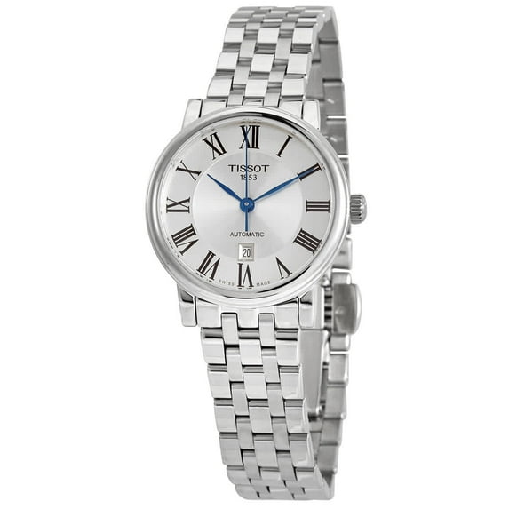 Tissot T-Classic Automatic Silver Dial Ladies Watch T122.207.11.033.00