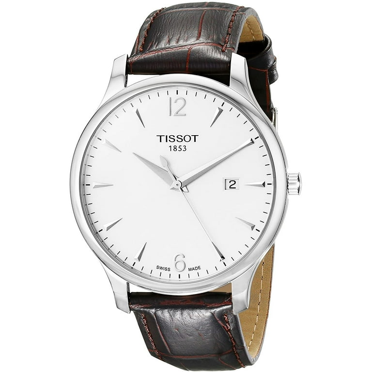 Tissot Men s Tradition White Dial Watch T0636101603700 Walmart