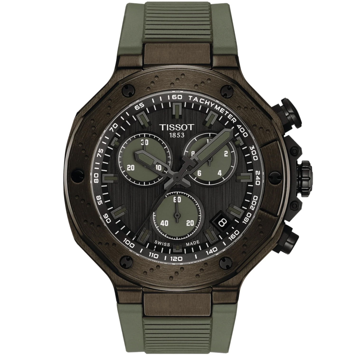 Tissot Men's T-Race Chronograph Dark grey Dial Watch - T1414173706102