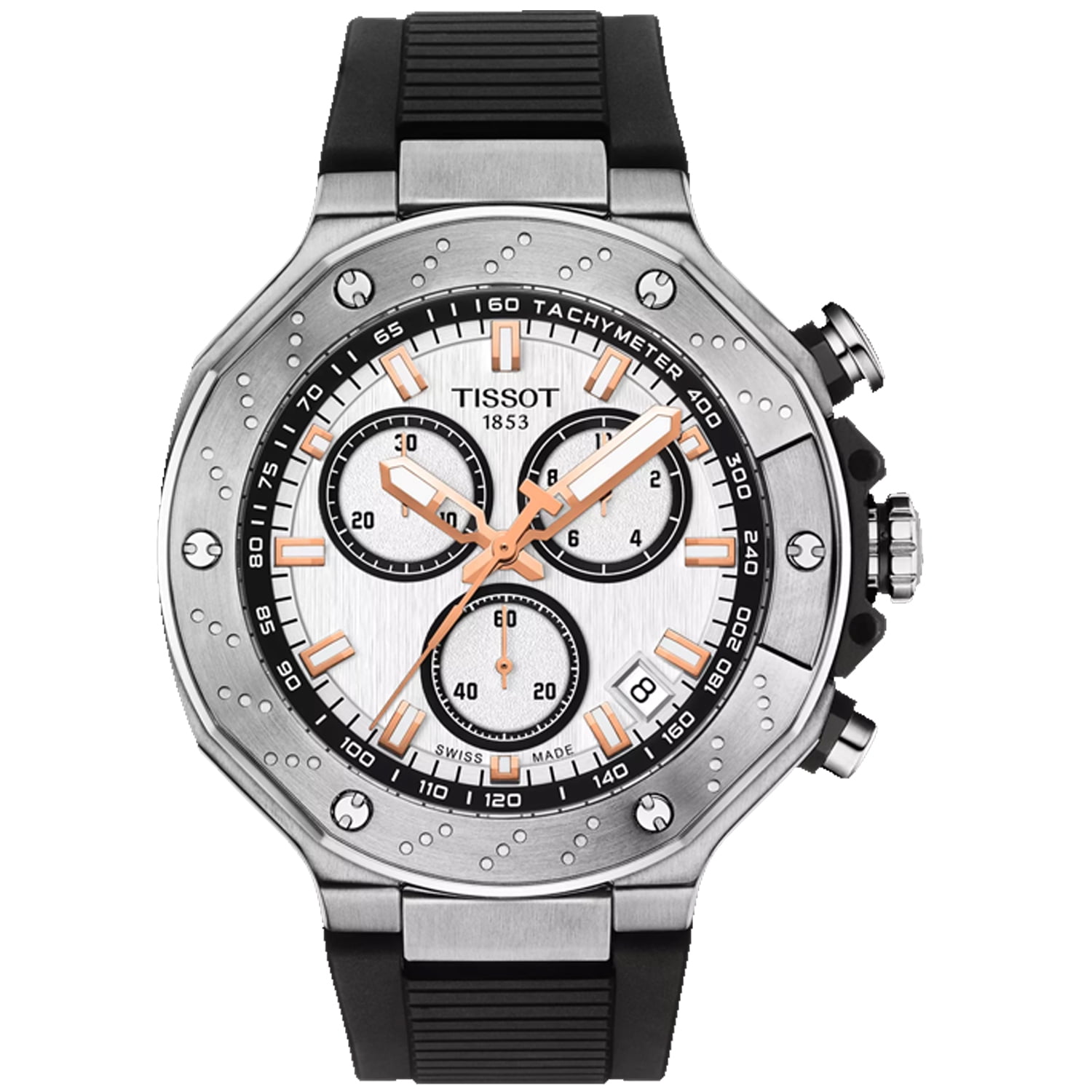 Tissot Men's T-Race Chronograph White Dial Watch - T1414171701100