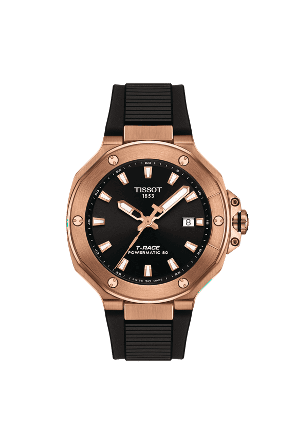 T-Race Powermatic 80 Automatic Black Dial Men's Watch T1418073705100
