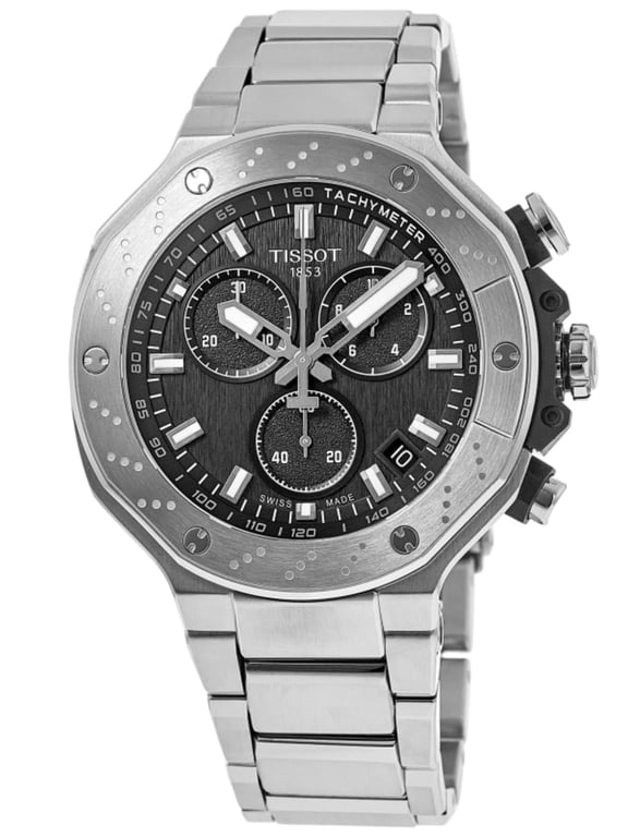 T-Race Chronograph Quartz Black Dial Men's Watch T141.417.11.051.01