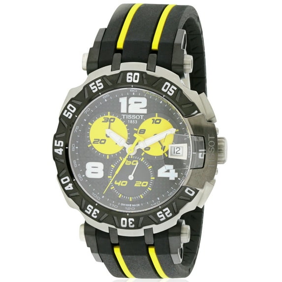 Tissot T-Race Thomas Luthi 2015 Black Dial Mens Watch T0924172705700